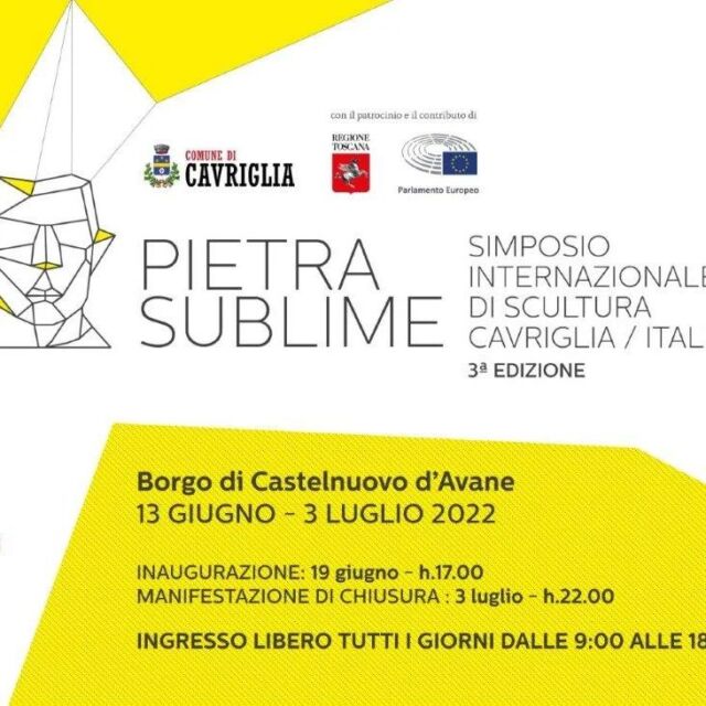 “PIETRA SUBLIME” SI AVVICINA! IL 13 GIUGNO GLI ARTISTI SARANNO GIA' AL LAVORO A CASTELNUOVO

Il suono del gong d'inizio della terza edizione del Simposio “Pietra Sublime” è ormai vicino e nel viale d'accesso all'Antico Borgo di Castelnuovo d'Avane fervono i preparativi per l'allestimento del cantiere.

Le opere, in questa edizione, verranno lavorate direttamente nel punto ove troveranno al loro definitiva collocazione. Sarà, pertanto, possibile recarsi in loco e vedere gli 8 artisti selezionati che si dedicheranno ai loro travertini nel luogo della destinazione finale.

Il Simposio rappresenta non solo uno strumento di dialogo e di incontro, ma anche un'occasione per sottolineare, ancora una volta, che l'Antico Borgo di Castelnuovo d'Avane sta per tornare a nuova vita!

Vi aspettiamo dal 13 giugno!
